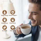 12-in-1 Organic Mushroom Coffee - Lion's Mane, Reishi, Ginseng, KSM-66® Ashwagandha